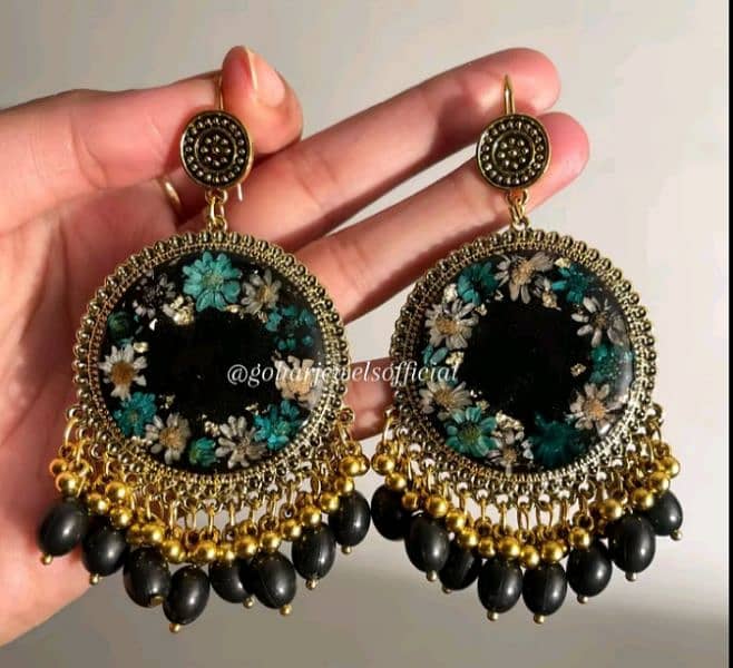 Resin Jhumka 1