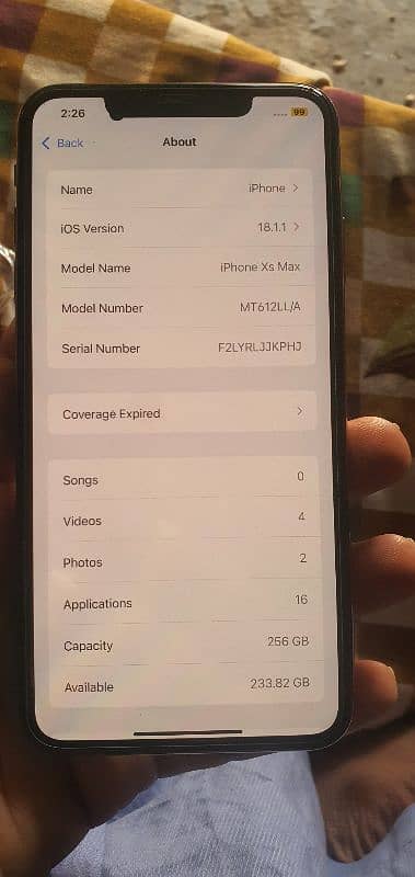 IPhone xs mix 256gb non pta 2