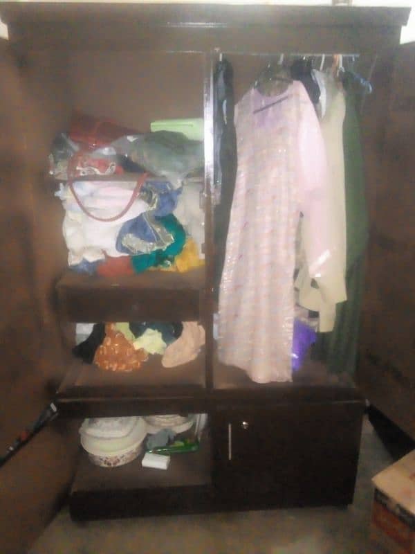 wooden wardrobe for sale in new condition 3