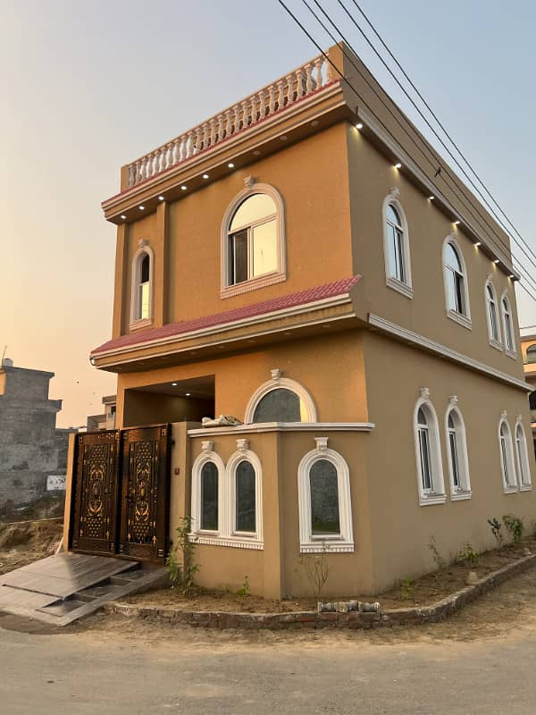 3 marla brand new corner house for sale, AL Hafeez garden phase 5 main canal road Lahore 0