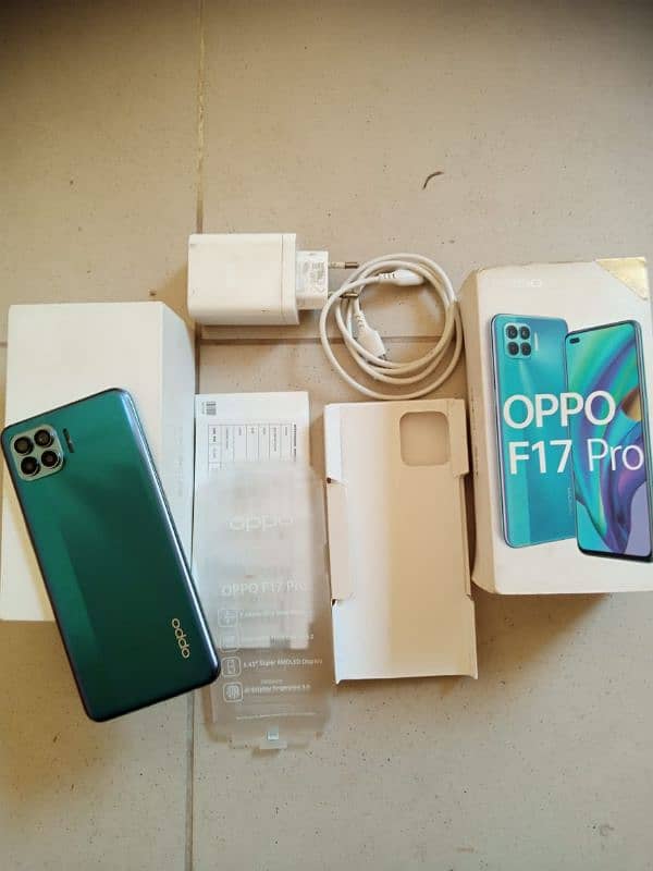 Oppo F17 pro complete box 8+5/128 gb 0