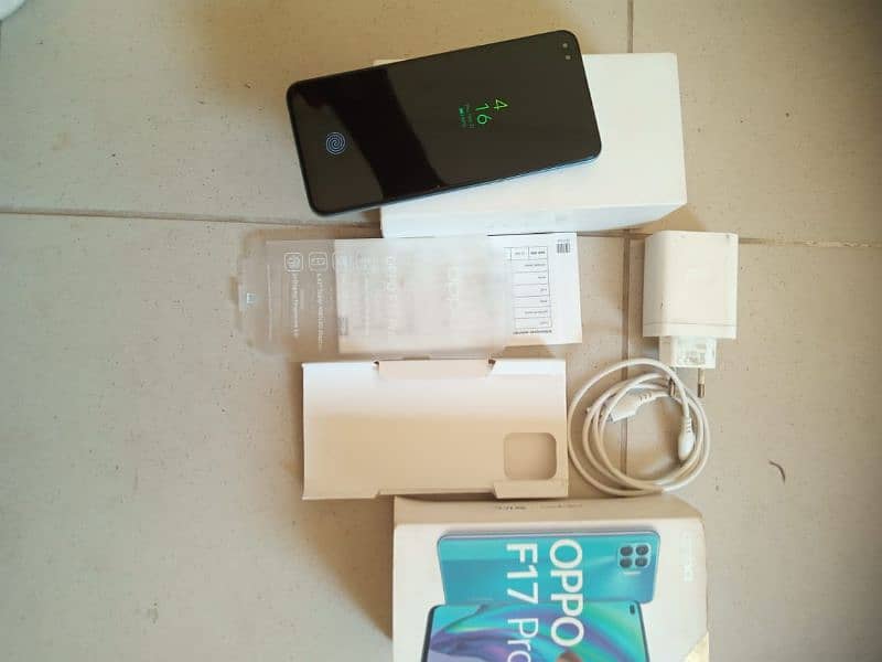 Oppo F17 pro complete box 8+5/128 gb 1