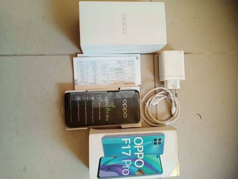 Oppo F17 pro complete box 8+5/128 gb 2