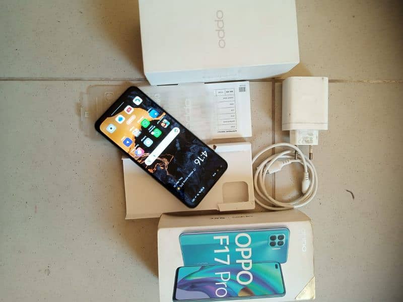 Oppo F17 pro complete box 8+5/128 gb 3