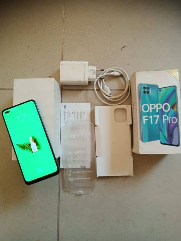 Oppo F17 pro complete box 8+5/128 gb 4