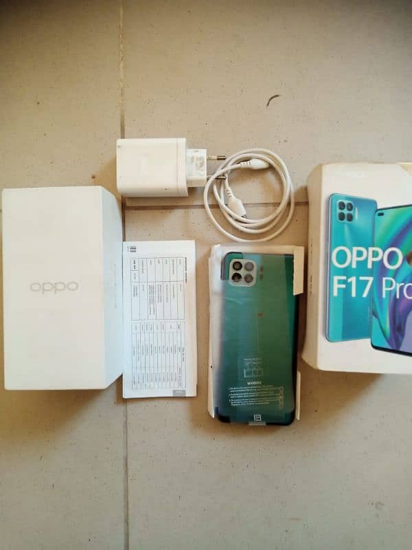 Oppo F17 pro complete box 8+5/128 gb 5