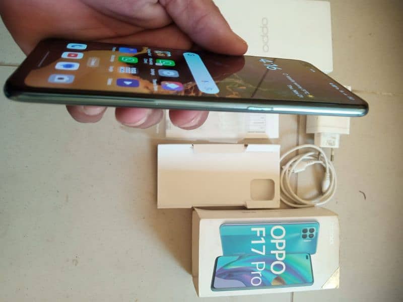 Oppo F17 pro complete box 8+5/128 gb 11