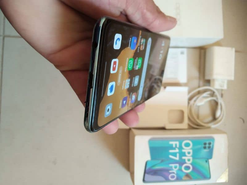 Oppo F17 pro complete box 8+5/128 gb 14