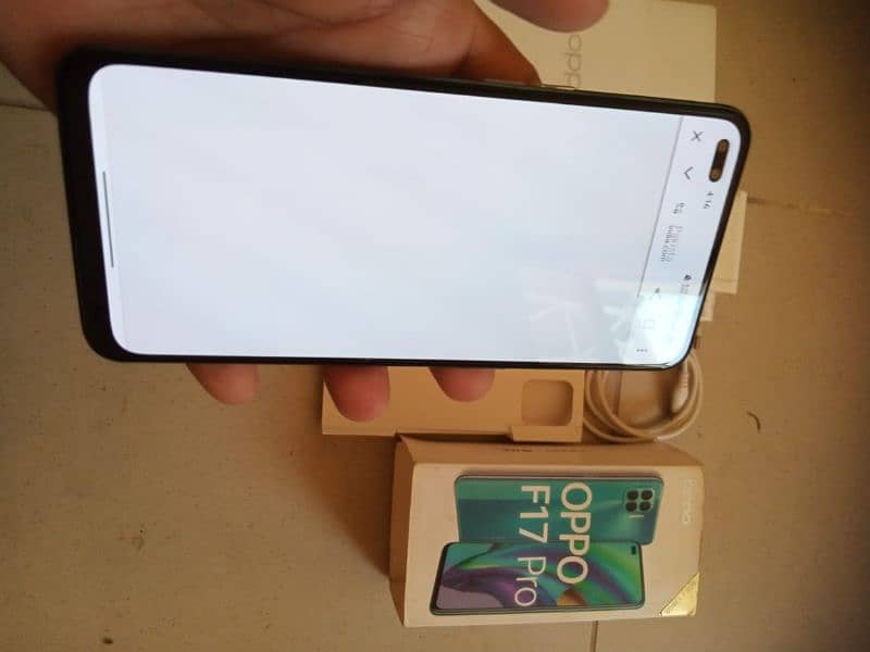 Oppo F17 pro complete box 8+5/128 gb 16