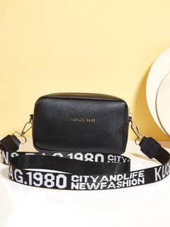 Chic Black PU Leather Crossbody Bags for Girls