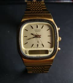 Vintage Citizen 30-3020 Analog/Digital Quartz Watch