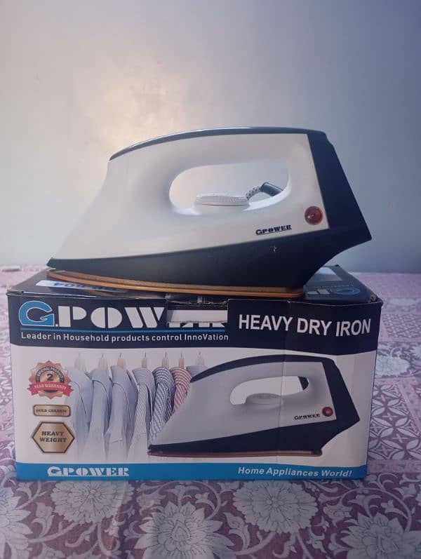 G. power havey DRY iron 0