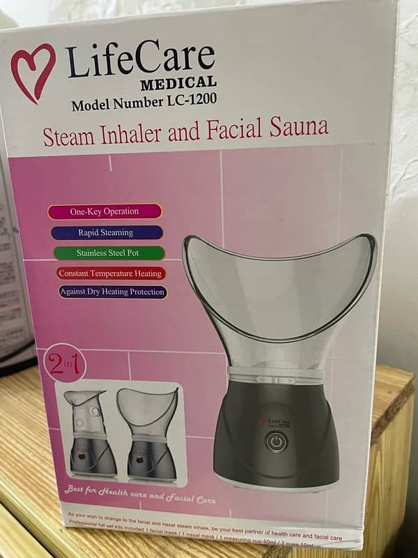 steam inhaler and facial sauna 0