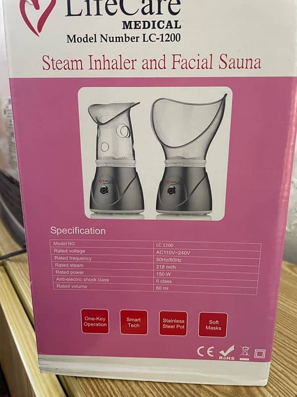 steam inhaler and facial sauna 1