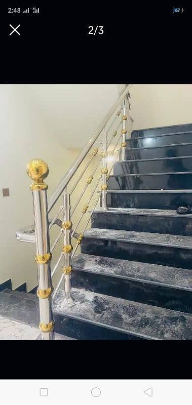 purani steel railing furniture main gate dobara polish karwain 2