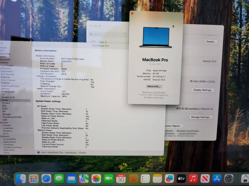 MACBOOK M1 MAX 64GB RAM 1TB SSD 1