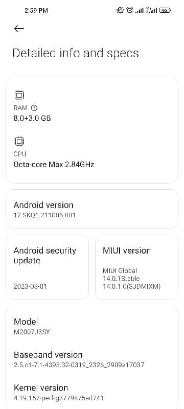 XIAOMI MI 10T (8+3/128) BOX AND Mobile 7