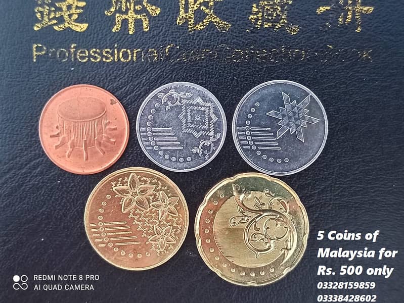 Antique Coins of India, China, Sri-lanka, Bangladesh, Malaysia, Indon 9