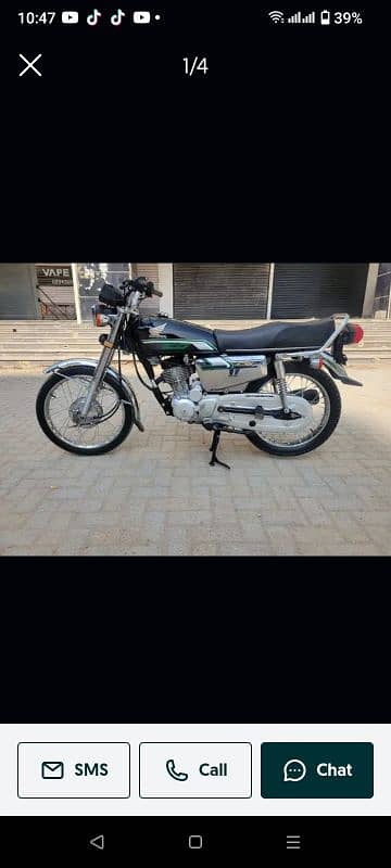 Honda 125 special addition 2022-2023 Karachi registration 4