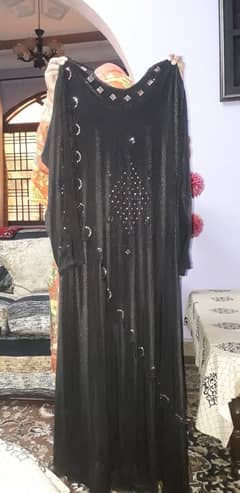 Beautiful black abaya fancy