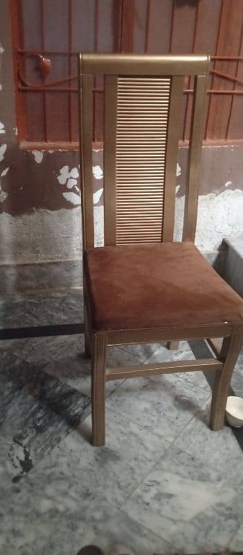 dining table complete set 6 chair Wala ha 1