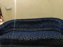 blue 5 seater sofa set for sell