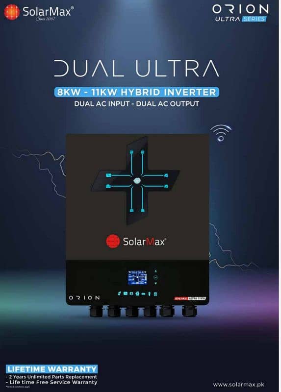 SOLARMAX ORION 11 KW DUAL OUTPUT NET METRING WIFI 0