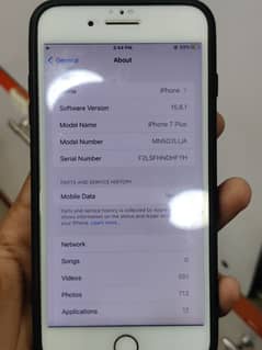 iphone 7 plus Non PTA 256Gb only 20,000