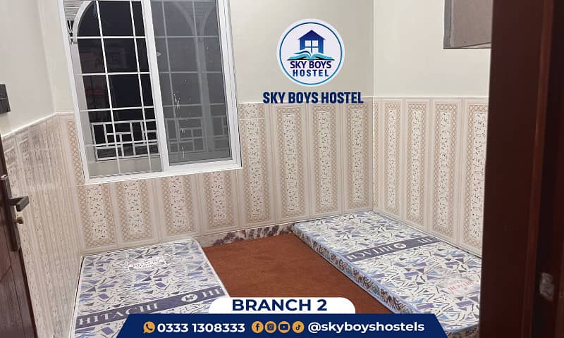 Sky Boys Hostel Branch-2 6th Road Metro station Rawalpindi 15