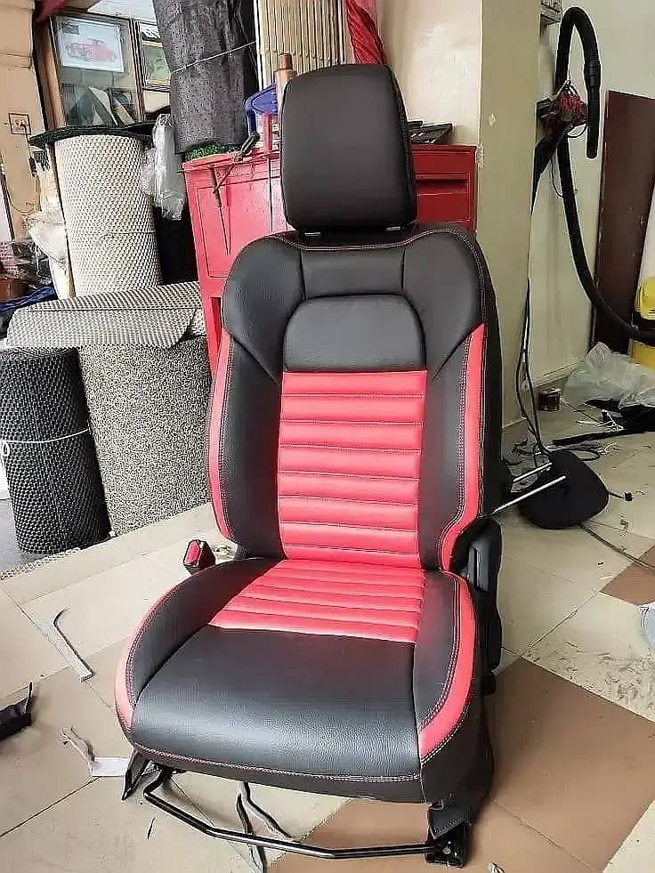 Karachi Biggest Factory of customise Car Seat Covers for honda Toyota 10