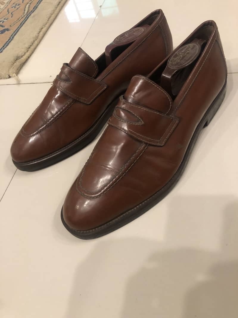 Penny loafers leather shoes from Italy 2