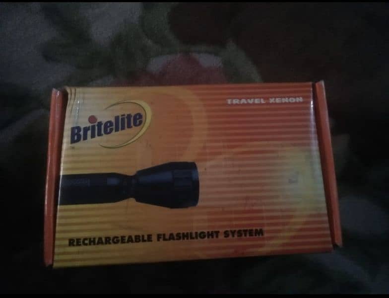 britelite rechargeable flashlight Made in germany 0