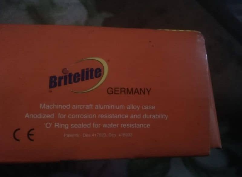 britelite rechargeable flashlight Made in germany 3