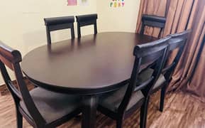 Dining table 6 seater