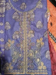 bin Yousaf dhanak embroidery wool shawl trouser