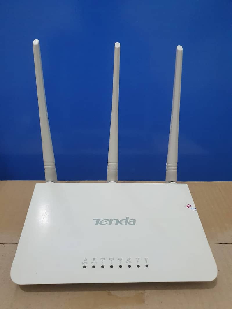 Tenda Wifi Router F3 | Tripple Antena Version 6 8