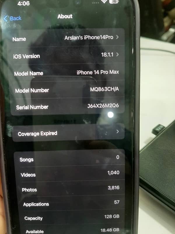 Iphone 14 Pro Max 128 GB dual Physical Non Pta 3