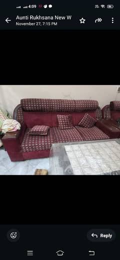 3, 2, 1 seater sofa set in almost new condition.