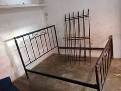 original iron bed without foam 10 by 10 condition