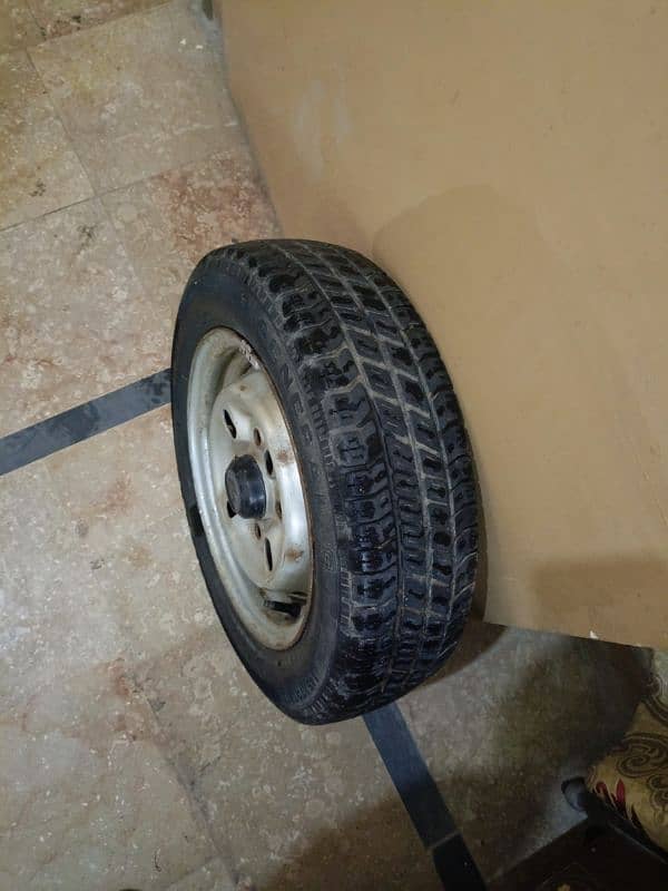 Mehran Car Tubeless Tyre With Rim Best Mehran, Bolan, Alto etc. 5