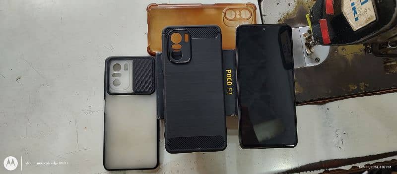 Xiaomi poco F3 pta approved with box argent sale 3