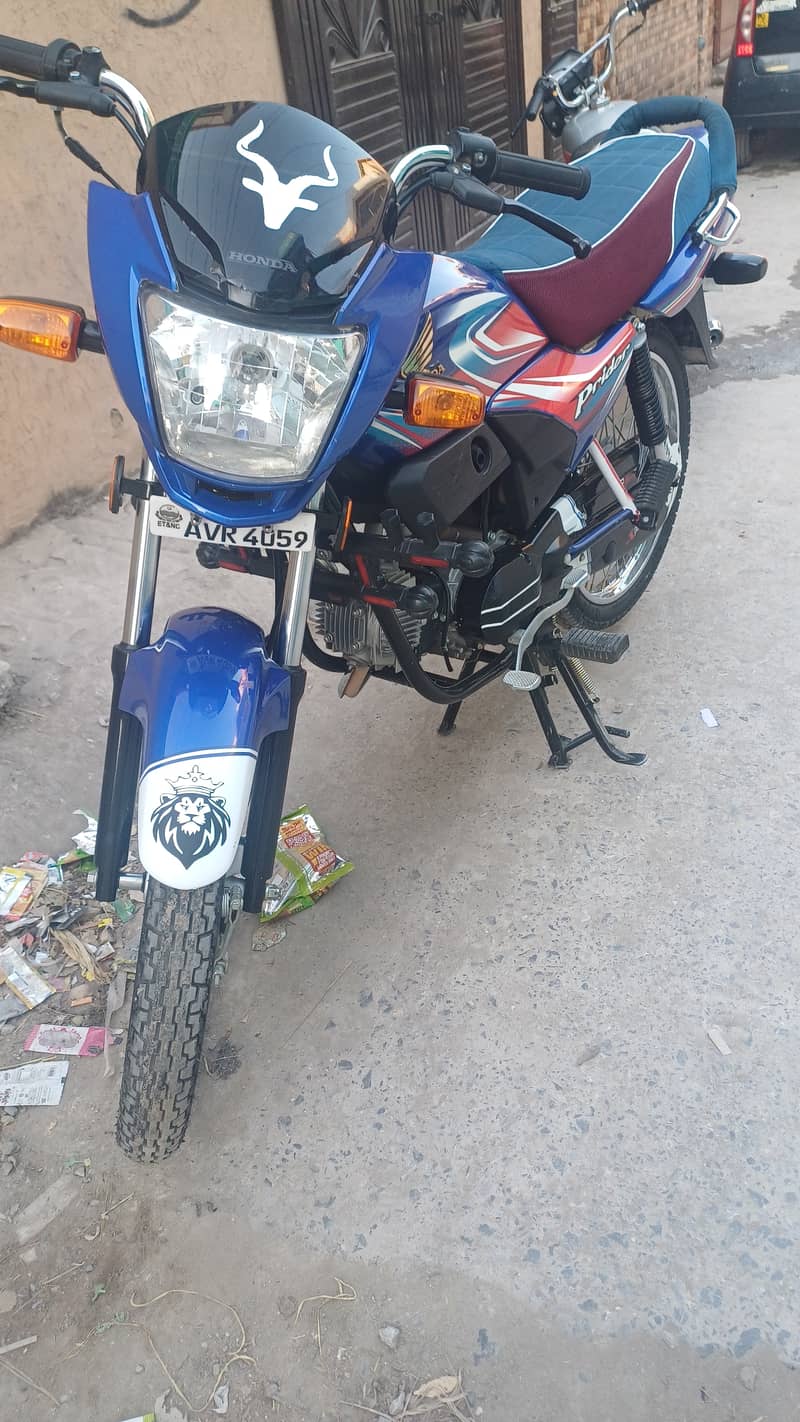 new bike hai honda prider bilkul new condition ha urgent sale 0