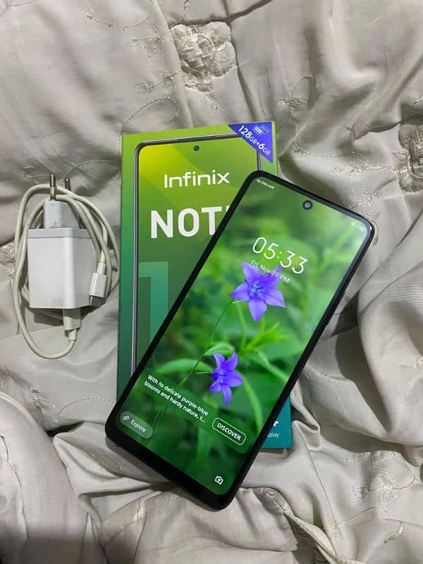 INFINIX NOTE 10 PRO WITH BOX CHARGER 0