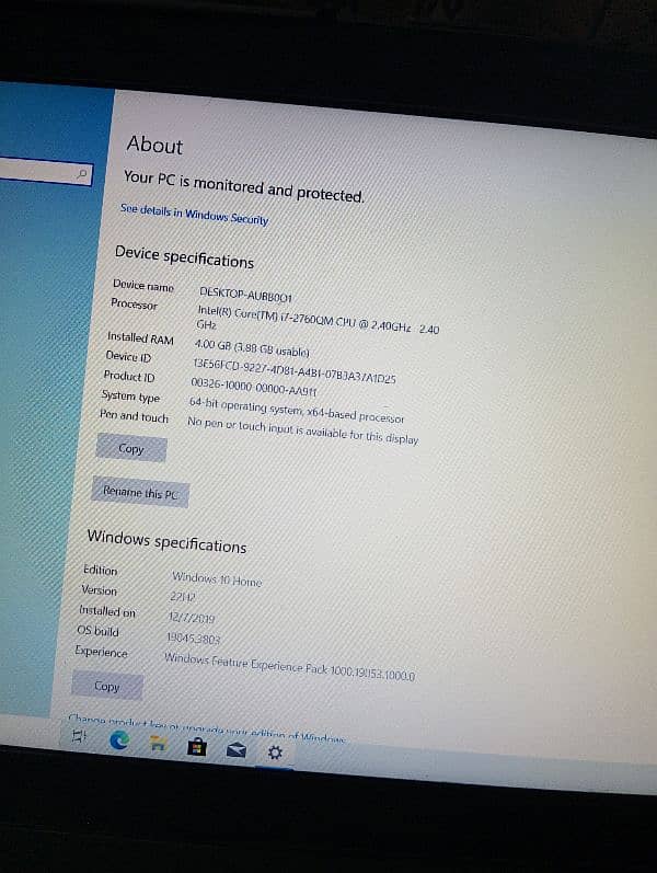 Dell Latitude i7, 2nd Generation (4/80gb) 12