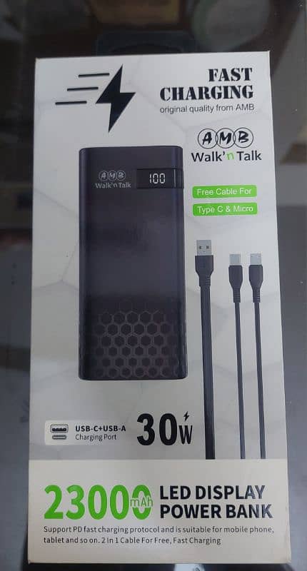 AMB walk n talk 20000mah power bank 0