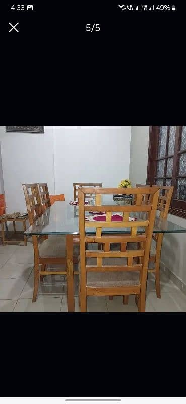 6 persons dining table 1