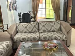 6 seater sofa set and matching sofa/Bed