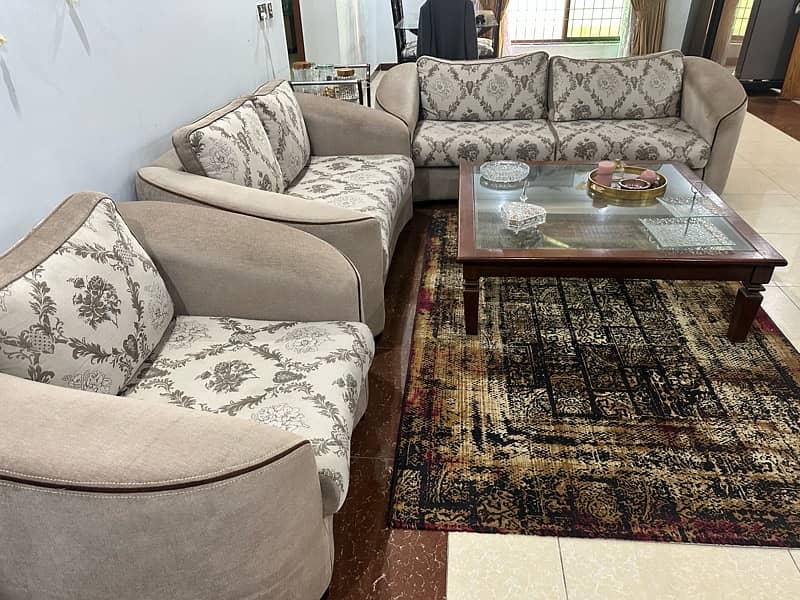 6 seater sofa set and matching sofa/Bed 1