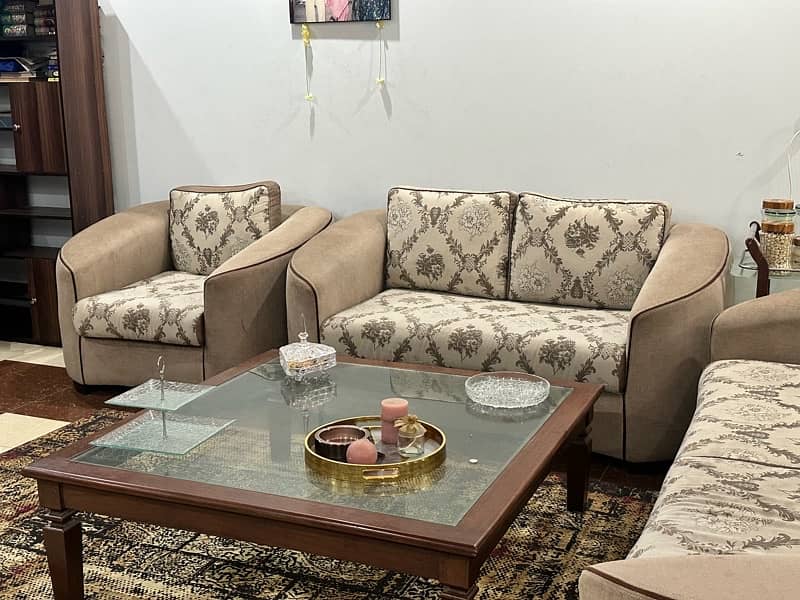 6 seater sofa set and matching sofa/Bed 5