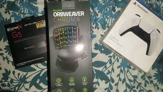 Razer Orbweaver Gamepad/keyboard and Sound BlasterX 7.1 Exterior card